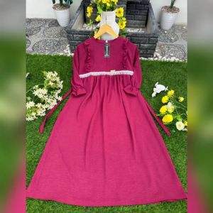 Gamis Anak Crinkle Baju Muslim Anak usia 3-12thn Crinkle Airflow