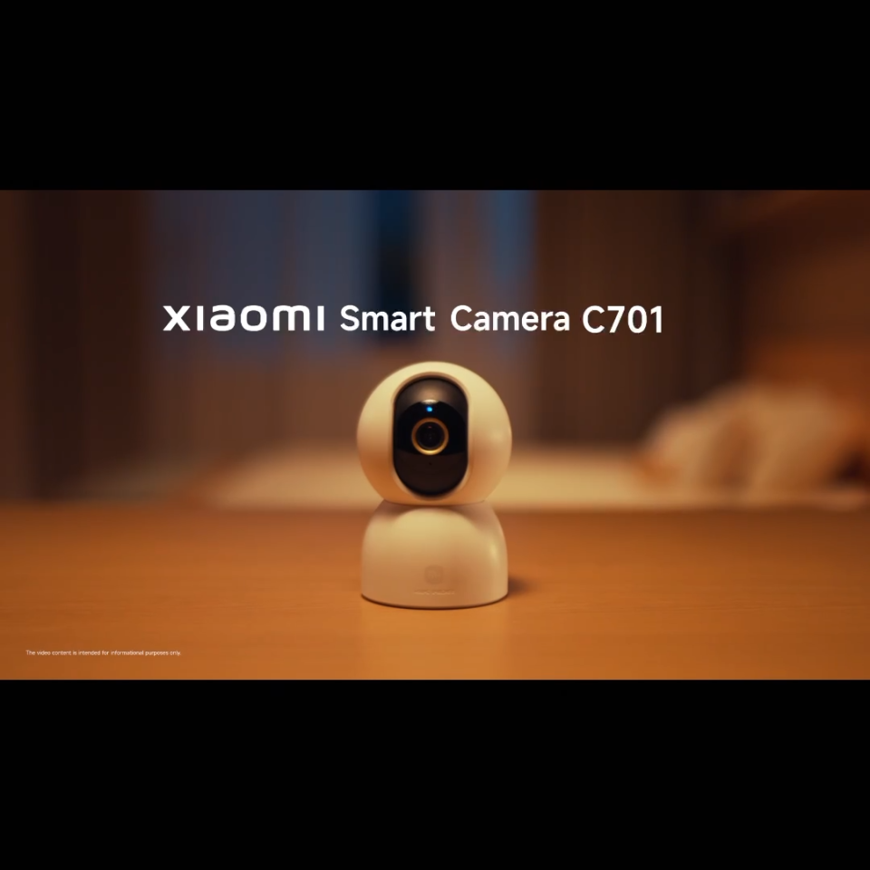 Xiaomi Smart Camera C701 | 8MP 4K Ultra HD Indoor Security Camera | AI Pet & Baby Monitoring | Physical Lens Shield | WiFi 6 | C701 Pro New Launch