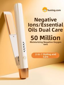 Portable Mini Negative Ion Straightening And Curling Iron Dual Purpose Hair Styling Tool for Students in Dormitory Dooraa RD-106