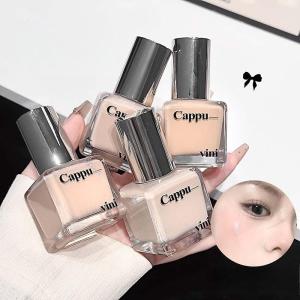 Kem Nền Dạng Lỏng Màu Kem Tự Nhiên - Che Khuyết Điểm Lâu Trôi Làm Sáng Da Tự Nhiên Lớp Nền Trang Điểm Của Cappuvini