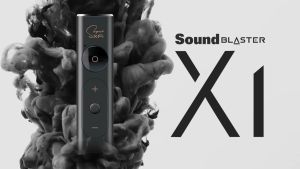 CREATIVE SOUND CARD Sound Blaster X1 USB DAC ซาวด์การ์ด Hi-res มาพร้อมกับ Headphone Amp และ Super X-Fi