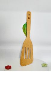 [HCM] Sạn Gỗ Chiên Xào Thức Ăn - Vá Sạn Gỗ 04 Xẻng 3 Rảnh Sọc Dọc - Đồ Gỗ Nhà Bếp Thương Hiệu Trường Sơn