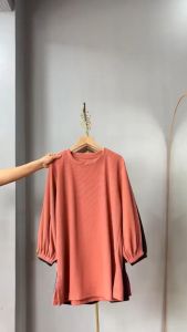 Baju Atasan Wanita Hanover Blouse Knit Rib Premium