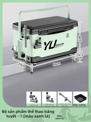 YUZHIYUAN | Hộp Đồ Câu Cá Đa Năng Có Thể Ngồi và Giữ Nhiệt Mẫu Mới 2025