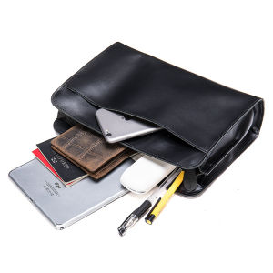 Smart King Crazy Horse Leather Clutch Bag For Men Long Wallet Purse Vintage Large Capacity Messenger Handbag
