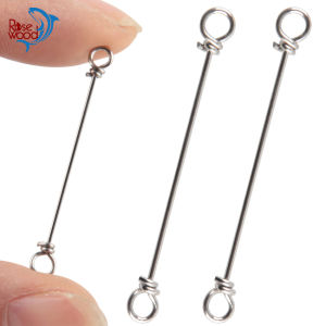 Gỗ Hồng Sắc Câu Cá Bằng Thép Không Gỉ Lò Xo Pin Chia Nhẫn Mồi Hỗ Trợ Đầu Nối Dây Vít Khóa Kim Xoay Cho Sông Đại Dương Câu Cá Hồ