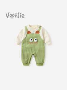 VOONLIE | Quần Áo Bodysuit Cho Bé Trai Mới Sinh Dễ Thương Mùa Xuân Thu