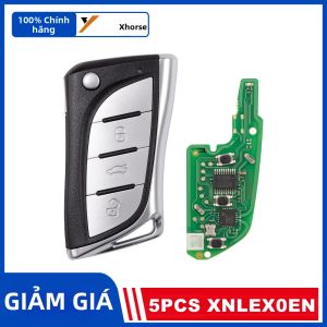 Xhorse | 5 Mảnh XHORSE Chìa Khóa Điều Khiển Từ Xa Không Dây Đa Năng Dành Cho Lexus XN Series Công Cụ Lập Trình Chìa Khóa XNLEX0EN