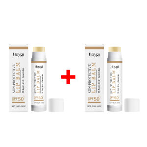 Hoygi | Spf50 Pa++++ Lip Balm 5g with 1% Kojic Acid & Ceramides UV Protection Brightening Moisturizing Lip Stick for Dry Chapped Lips
