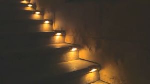 【 In Stock 】LED Solar Stair Light Outdoor Waterproof Led Step Lights Household Railing wall Decorative Light Lampu Tangga Solar LED 太阳能楼梯灯