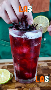 Siro hoa atiso đỏ có kèm bông atiso giòn đậm đặc (syrup hibiscus) - Hàng công ty | LAS Việt Nam