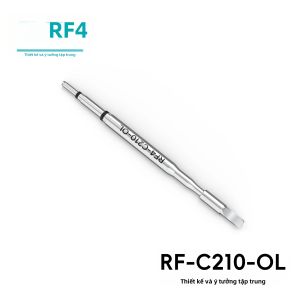 Đầu Hàn Cong 3D RF4 RF-C210-OL Dùng Cho Việc Tháo Rời FPC Đa Chân Sửa Chữa Mạch Chủ Điện Thoại Dụng Cụ Làm Sạch Bấc Hàn