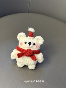 Cute Bear Plush Protective Case for Wireless Bluetooth Airpods pro 1st 2nd 3rd Generation Soft Silicone Earphone Cover