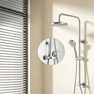 Kohler | Pressure Boosting Dual Shower Set with Adjustable Large Top Spray