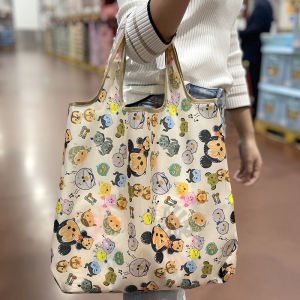 Large Capacity Foldable Portable Shopping Bag Oxford Spinning Material Environment-Friendly Design for Commercial Use