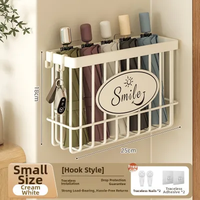 SUOBAI | Magnetic Door Rain Umbrella Storage Rack
