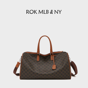 2025 ใหม่กระเป๋าเดินทางหนังความจุขนาดใหญ่มือถือดอกไม้เก่าการเดินทางระยะสั้นกระเป๋าเดินทางธุรกิจสำหรับผู้ชายและผู้หญิงแฟชั่นที่เดินทางมาพักผ่อน