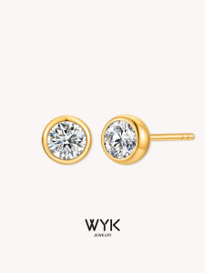 WYK | Fashionable Simple Commuting Single Diamond Earrings