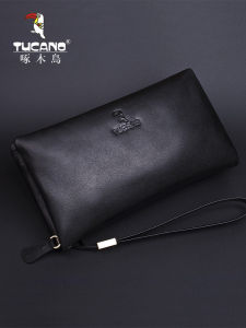 กระเป๋าหนังแท้สำหรับผู้ชาย TUCANO กระเป๋าหนังนิ่มขนาดใหญ่ กระเป๋าถือสำหรับธุรกิจ กระเป๋าสะพายไหล่แบบหนังวัว กระเป๋าใส่โทรศัพท์มือถือ