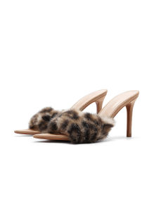 XIANNIWEI | Pointed Toe Thin Heel Mule Slippers
