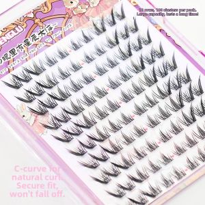 MENGLU | Natural Dense Segmented False Eyelashes 10 Rows 100 Strands