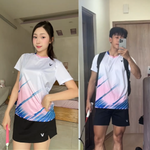 Áo Cầu Lông Quần Cầu Lông Bộ Cầu Lông Nam Nữ Chuyên Nghiệp Vải Thoáng Khí A828 - V Badwear