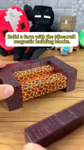 Kiumo Magnetic Rubiks Cube Toy DIY Magic Cube Building Blocks Toy Stereo Assembled Toys Childrens Educational Toys Suitable for Children Over 3 Years Old