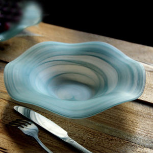 Designer Selected Modern Glass Fruit Salad Bowl