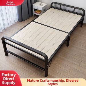 Reinforced Single Folding Bed for Home Naps 1.2m