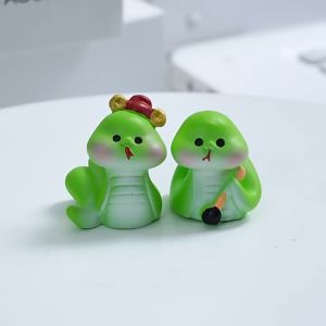 Mô Hình Rắn Mini Xanh Trang Trí Decord DIY
