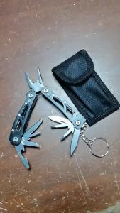 Multifunctional Mini Pocket Survival Tools Pliers Outdoor Portable Folding Keychain Combination Tools Camping