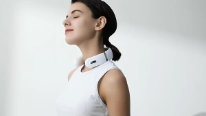 Cervical spine massager shoulder and neck massager neck soothing device neck pulse heating neck protector holiday gift supplies 82026
