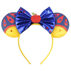 Disney Mouse Ears Headband Girl Princess Donuts Party Sequin bow headband Holiday DIY hair accessories