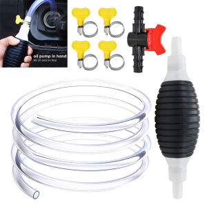 Petrol Diesel Water Fuel Hose Oil Suction Pump Hand Pump Transfer Pump Petrol Pump 2.5 M Thick Suction Pump Fuel Pump Petrol Car For Fuels Emergency