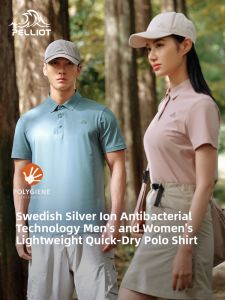 PELLIOT | Antibacterial Quick-Dry Short Sleeve Polo Shirt