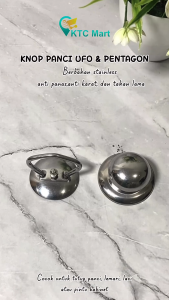 KTCmart Knop Panci Pentolan Tutup Panci Pentol Wajan Handle Pegangan Knob Stainless Pegangan Tutup
