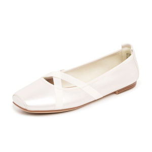 REEMOOR | Crisscross Strap Comfortable Soft Sole Ballet Shoes Women