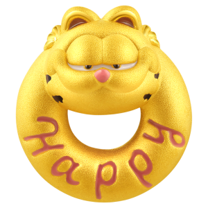 Good Luck Charm Donut-Shaped Gold Jewelry