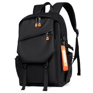 Wear-Resistant Mens Casual Double Shoulder Bag New High School Junior High Student Backpack USB Charging Computer Bag Japanese Style Backpack