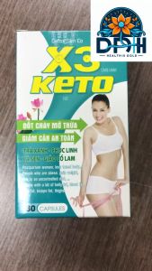DETOX SLIM EO X3 KETO_30 VIÊN_HỖ TRỢ ĐỐT CHÁY MỠ THỪA_GIẢM CÂN AN TOÀN