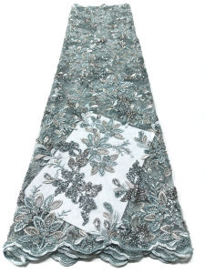 2026 Charm High-end Exquisite New Fashion Design Fabric Handmade Embroidery Net Lace Beads For Womens Wedding Party Dresses