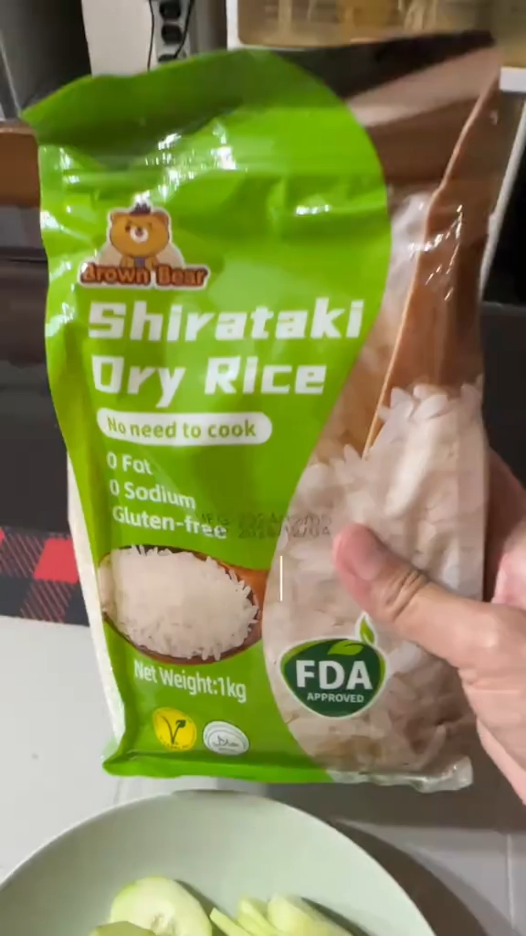 Bulk Dried Shirataki Rice 1kg/3kg/5kg Low Carb Keto Rice Alternative Ready To Eat Rice