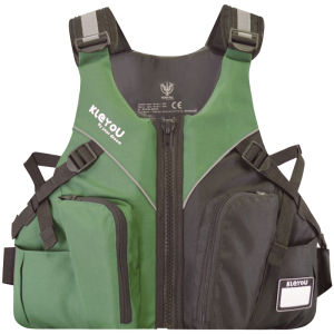 KLEYOU | Fishing High-Buoyancy Multi-Function Tactical Camo Life Jacket