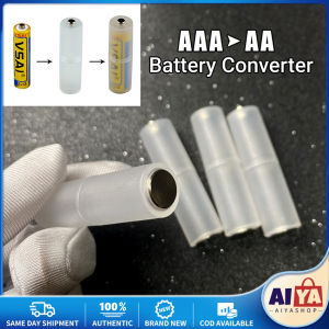 ★Same Day Shipping★ High Toughness Plastic for AAA To AA Dry Battery Converter Case Adapter Li-ion Converter Portable Battery Holder Case Switcher Battery Storage Box CYB-Battery-Converter-3Ato2A