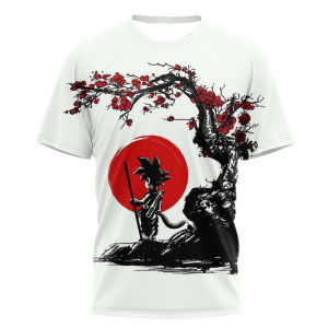 Bandai | 2026 Hot Selling Summer Fashion Dragon Ball Wukong 3D Printed T-shirt Outdoor Hip-hop Street Quick Drying T-shirt Plus Size