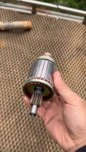 Ruột đề máy xúc 4D33 12v 24v 13 răng gắn cho các loại xe ô tô máy xúc