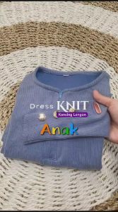 mecca dress gamis abaya anak bahan rajut knit premium usia 3-12 tahun/gamis anak perempuan terbaru