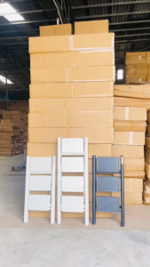 Thang ghế gia đình 4 bậc SUMIKA A104 chiều cao đến bậc trên cùng 94cm Thép hợp kim sơn tĩnh điện