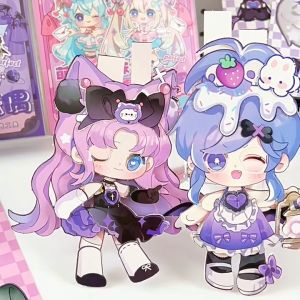 Paket Bahan Boneka Kertas Buku Tenang Buku Buatan Tangan Anak Set Beli Satu Gratis Boneka Kertas Bergerak Boneka Kertas Tiga Dimensi Bebas Potongan DIY