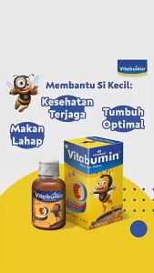 Vitabumin 60ml / 130ml Vitamin Madu Anak Vitamin Anak Madu Anak Sehat Vitabumin